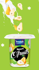 Yaourt O'Fruits SOCOLAIT 100 g