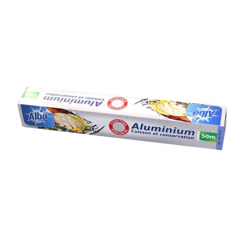 Papier aluminium 50 mètres