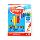 Crayon de couleur mini MAPED 12 couleurs