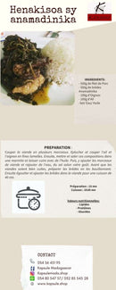 Henakisoa sy anamadinika & Achard  carottes(4 personnes)