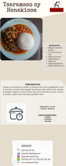 Tsaramaso sy henakisoa & Achard chou vert (4 personnes)