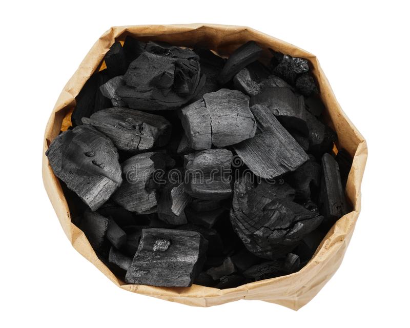 Demi sac de charbon