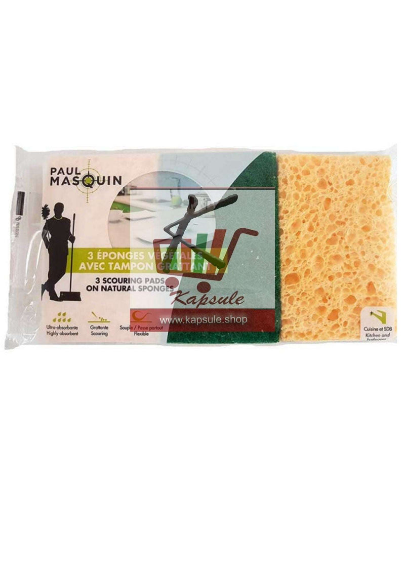 Eponges tampon grattant (3pièces)