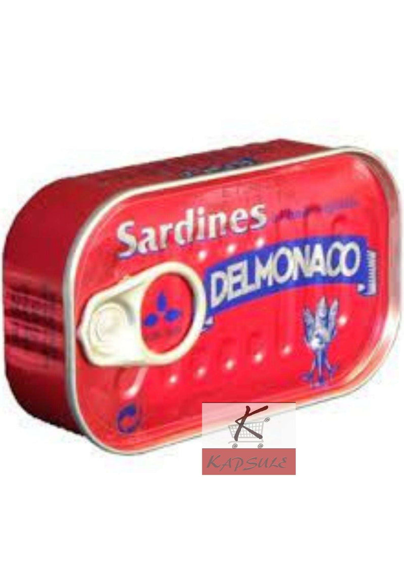 Sardine à l'huile végétale DELMONACO 125g