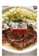 Steak sauce & Achard (4 personnes)