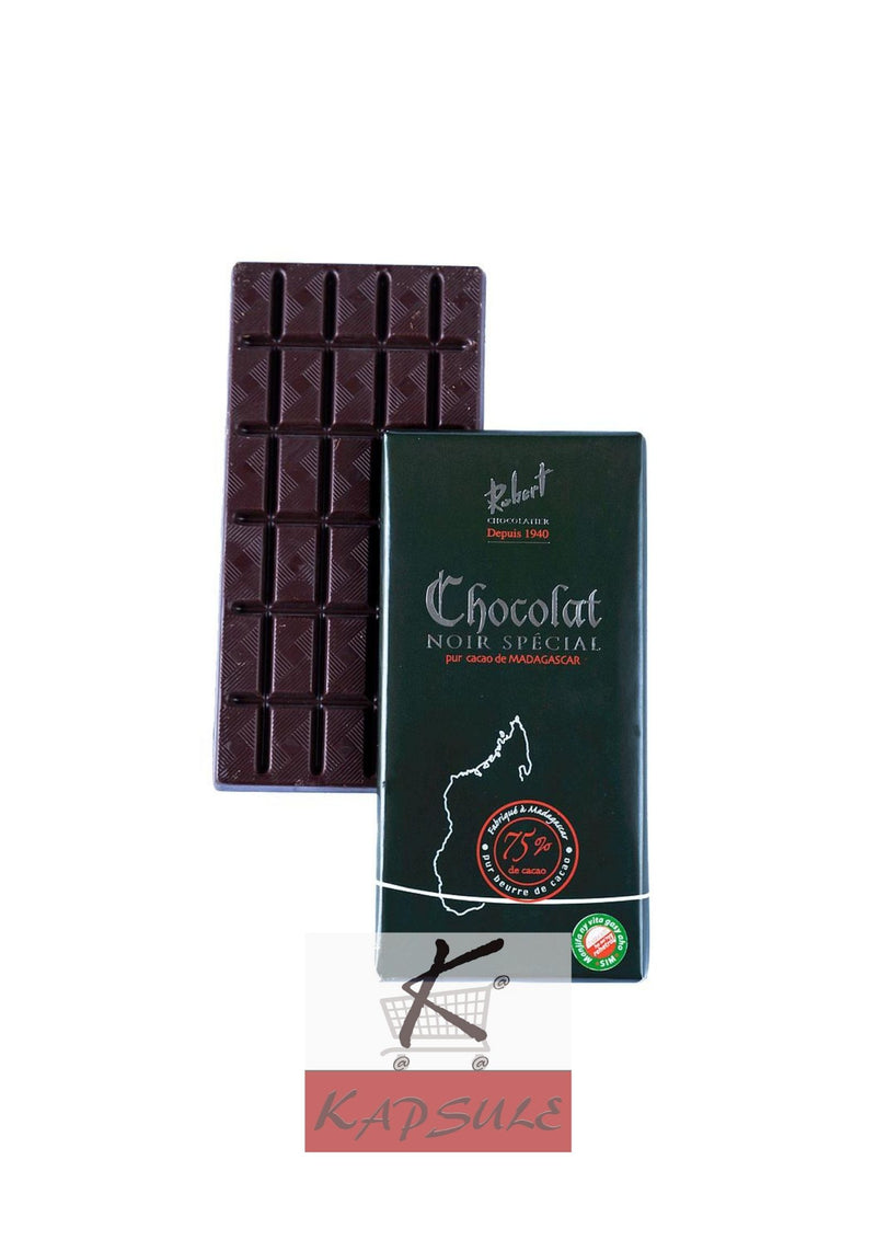 Chocolat noir en tablette ROBERT 75 g