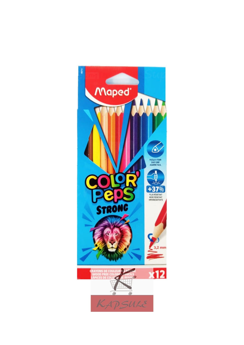Crayon de couleur MAPED 12 couleurs