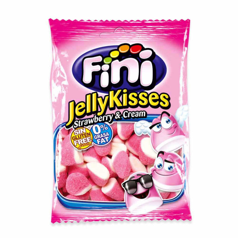 Bonbons Fini Jelly kisses Fraise 100 g