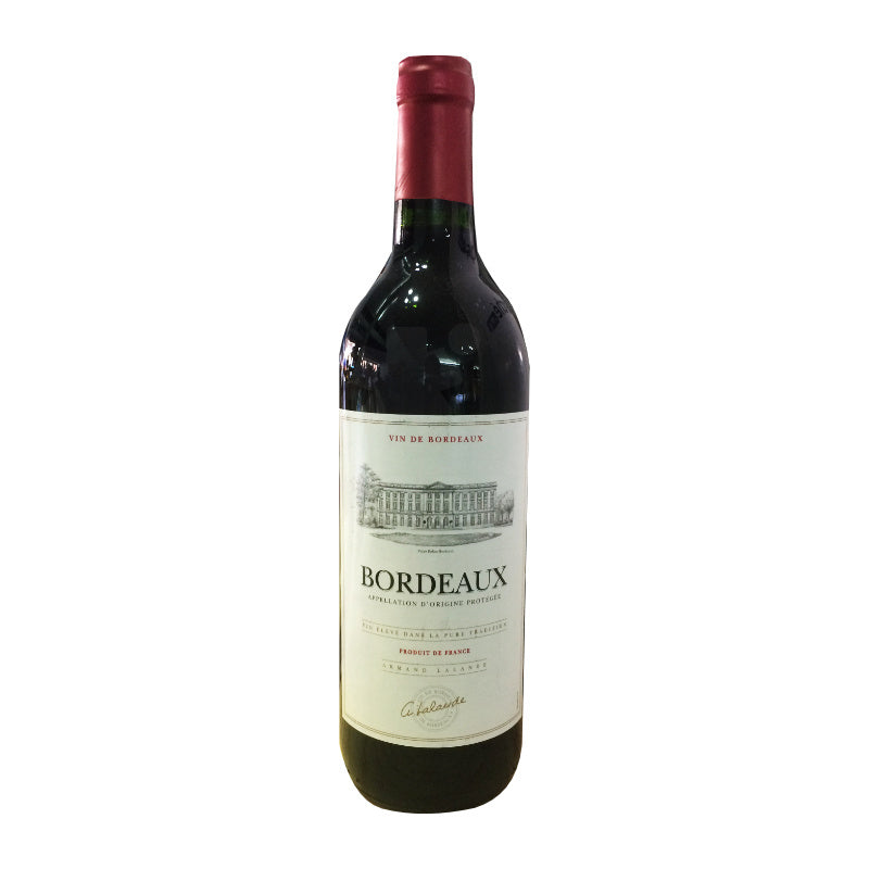 Vin rouge Bordeaux 75 cl