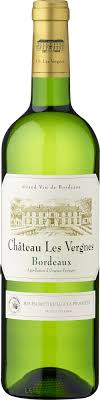 Vin Blanc Bordeaux Château les vergnes