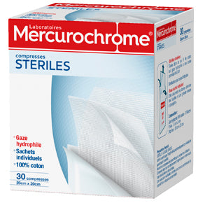 Compresse Stérile 20*20 boite de 10