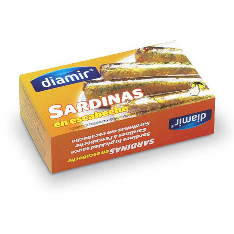 Sardines à l'escabèche Diamir conserve 120 gr